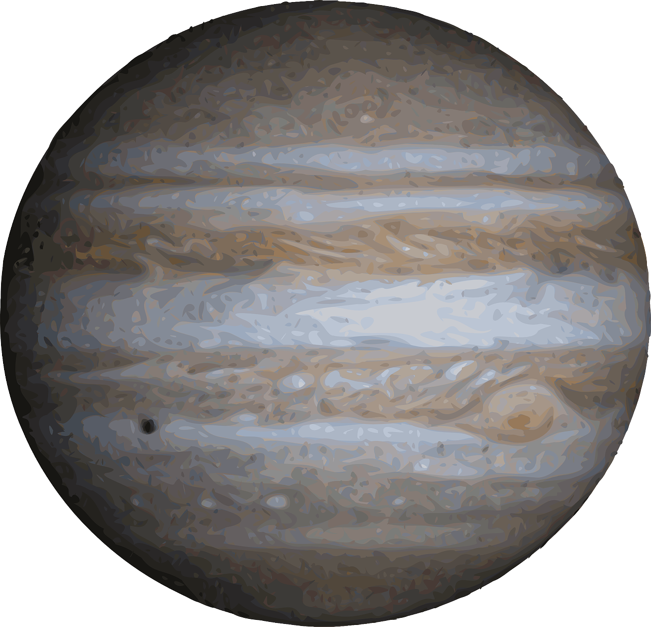 drawing of the planet jupiter