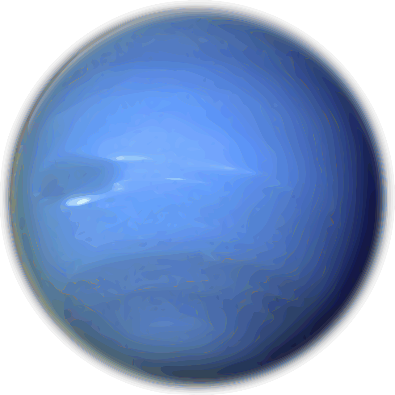 drawing of the planet neptune