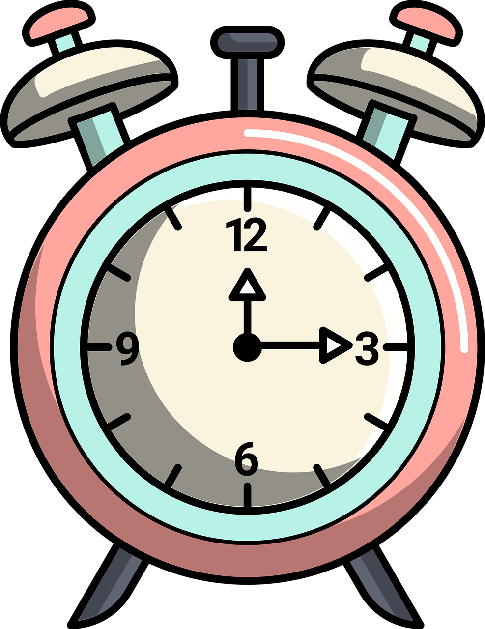 Cartoon clock