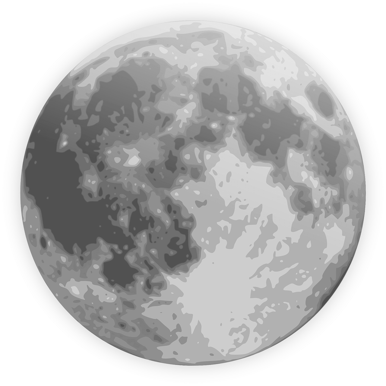 Drawing of the Moon