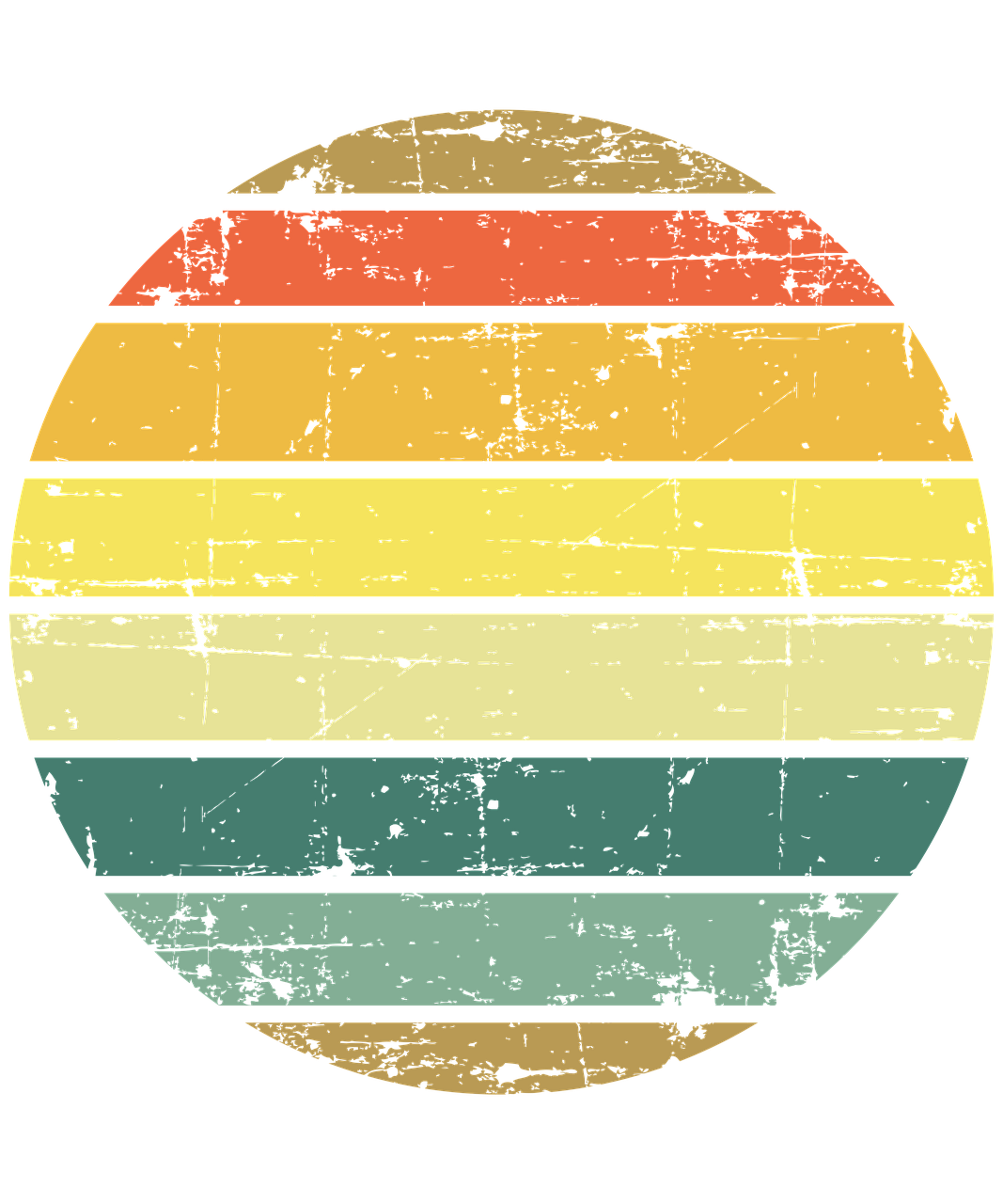 Sun in rainbow colors