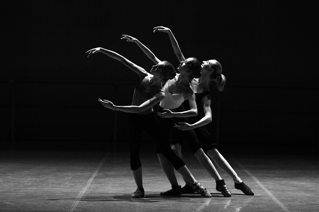 Dancers in Silhouette