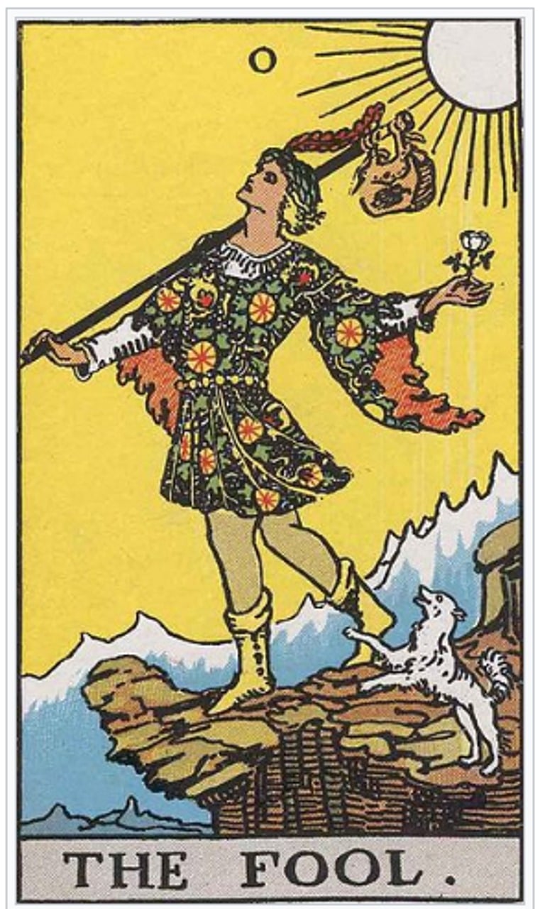 Fool card in Tarot